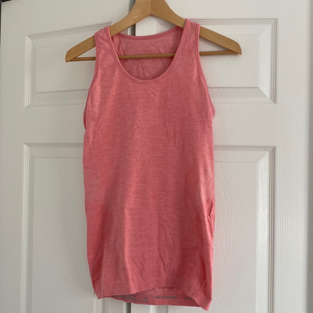 Pink Sport top racetrack sweaty betty sz M